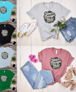 bella canvas 3001 mockup free download