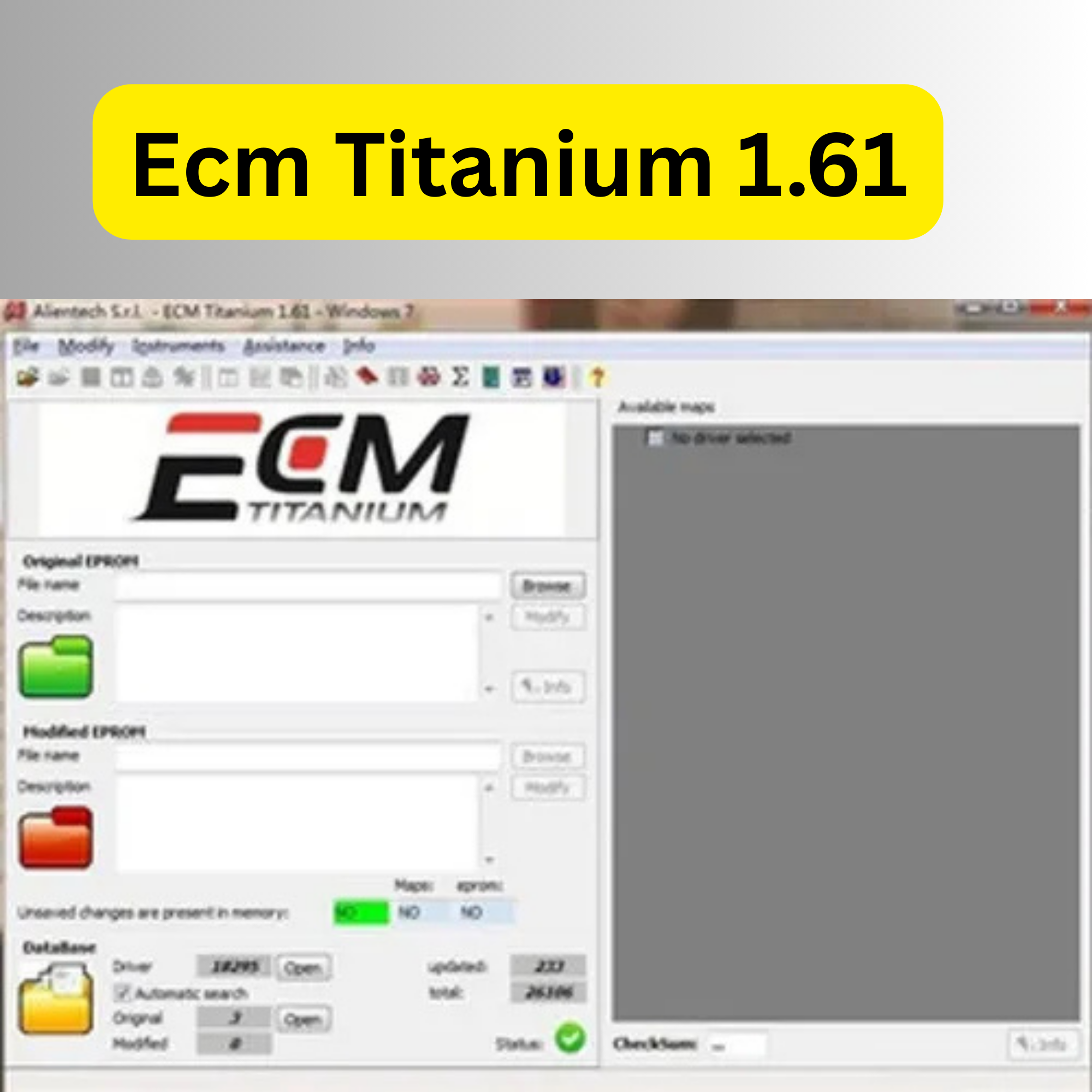 Free Download ECM Titanium 1.61 with 42000 Drivers